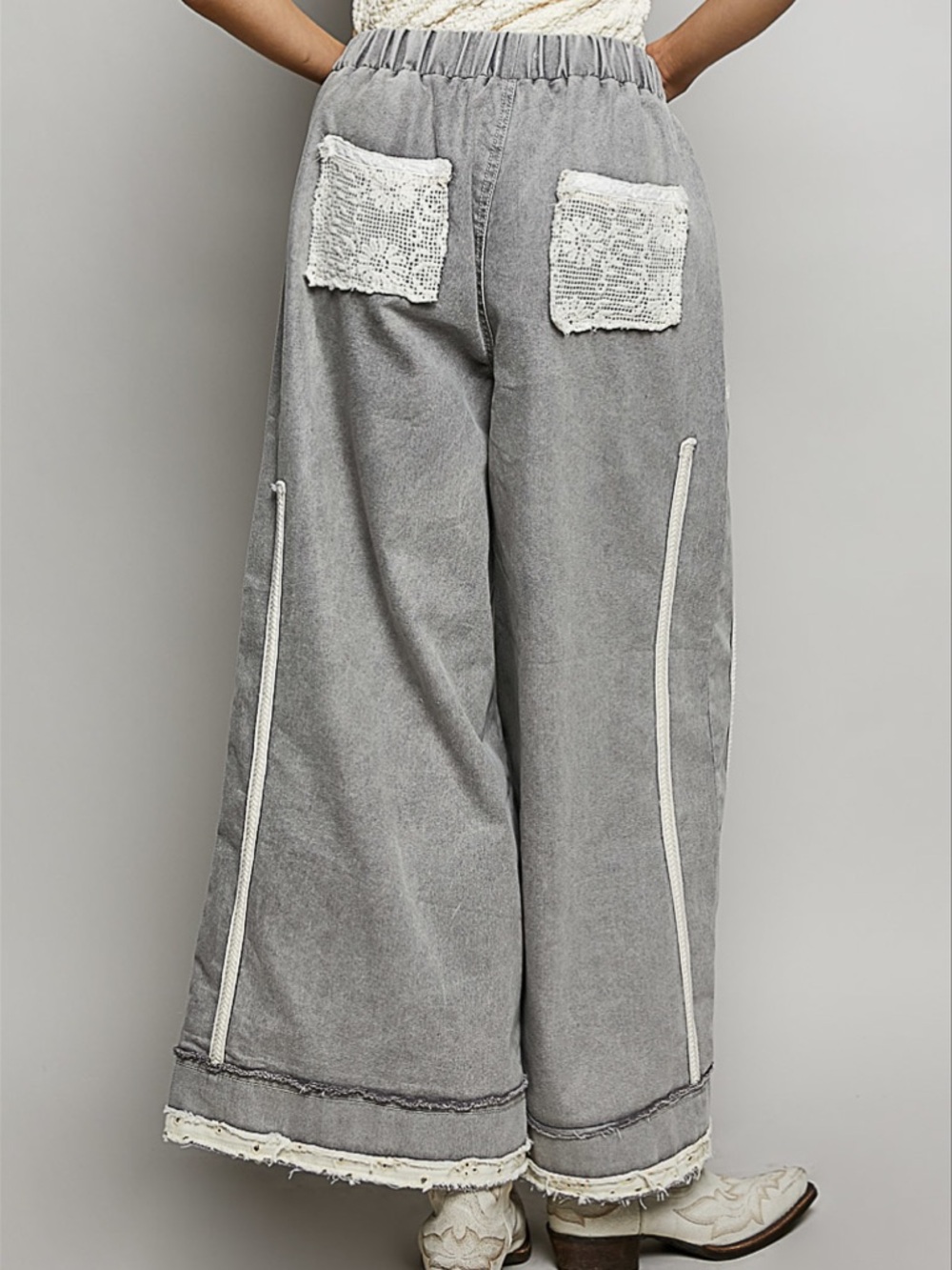 POL Crochet Pocket Pants NWOT - Picture 2 of 5